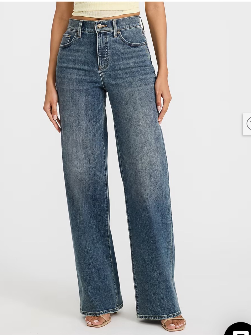 Express High Waisted Wide Leg Jeans